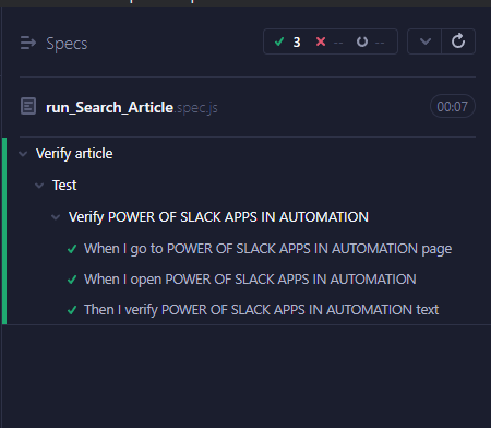 Context run articles