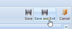 Save and exit