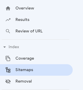 Google console meny